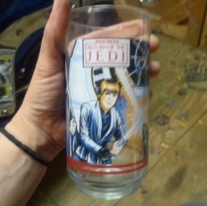 Vintage 1983 Star Wars Return Of The Jedi Glass Burger King Coca-Cola